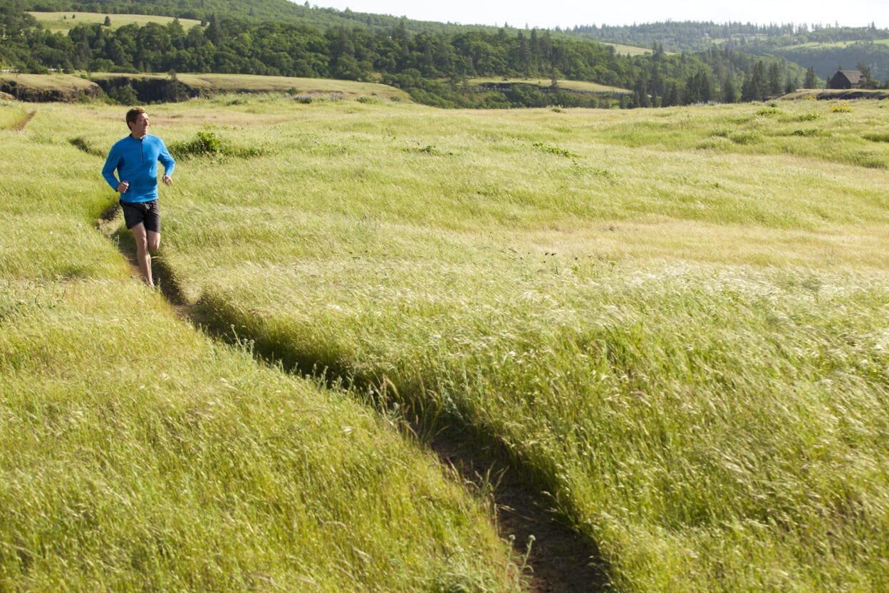 Trail Running for exercise. AllTrails.