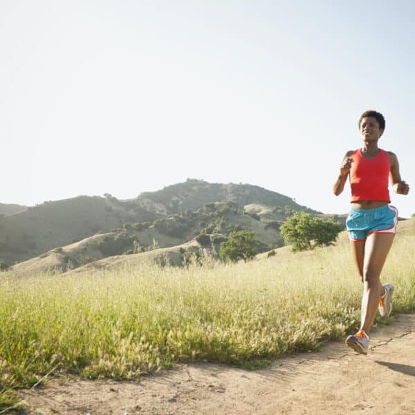 Trail Running for exercise. AllTrails.