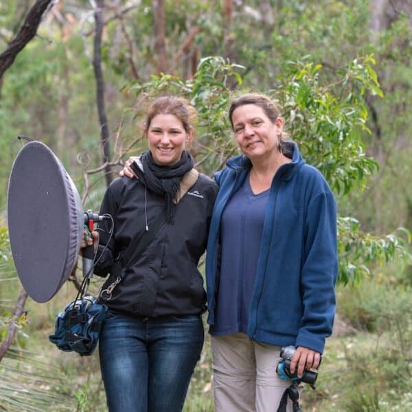 Flinders University avian ecology experts, Professor Sonia Kleindorfer and Dr Diane Colombelli-Négrel