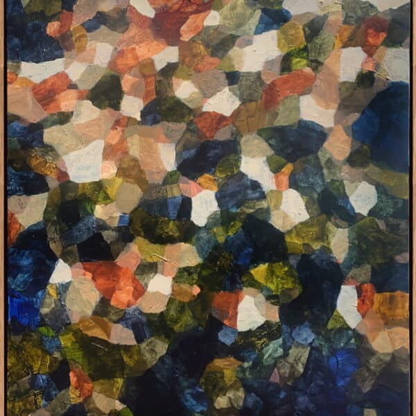 Hannah Fox Exhibition ‘Undertone’ | Shimmer #2, Oil on Canvas, Custom Oak Frame, 125 x 155 cm