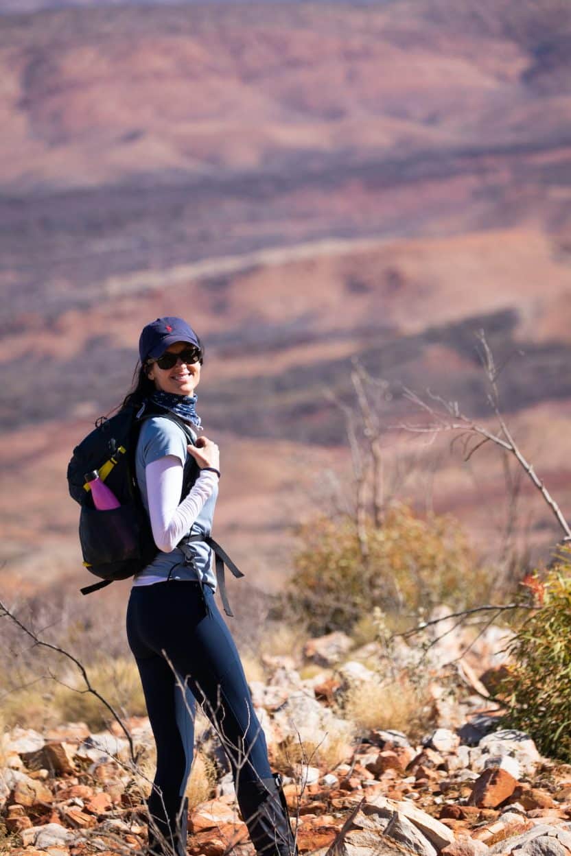 Female walker with Australian Walking Holidays photo credit Cathy Finch photography