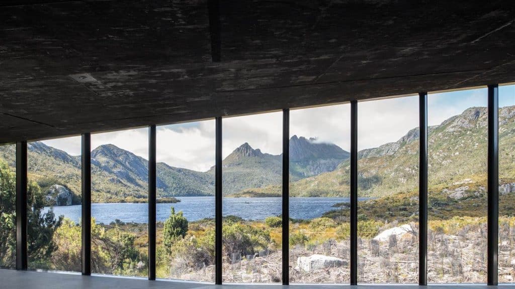 View from the Dove Lake viewing shelter - Anjie Blair Photography