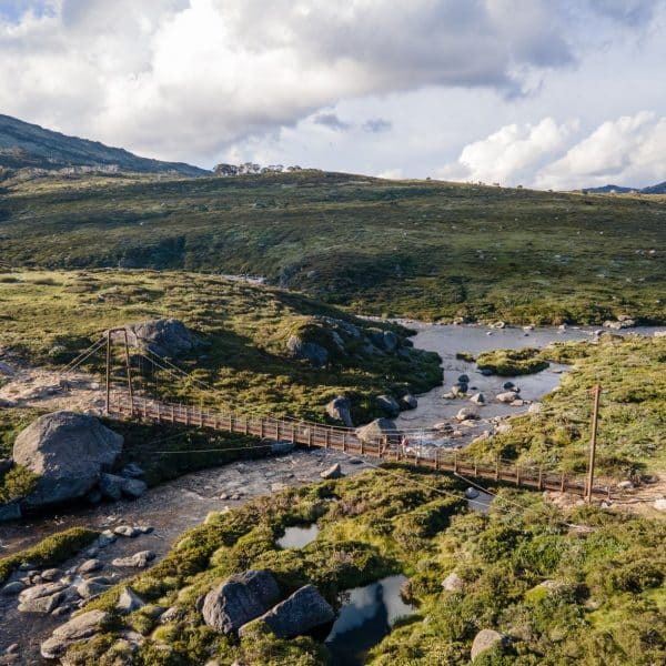 Guthega to Charlotte Pass walk - Spencers Creek Bridge (Credit Boen Ferguson DPE)
