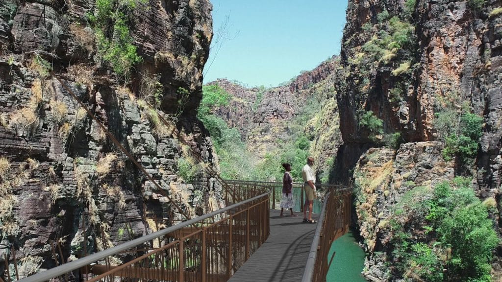 Twin Falls gorge reimagined in Kakadu National Park