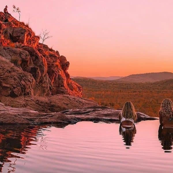 Gunlom Falls Upper Pools, Kakadu National Park. (Supplied: Kakadu Tourism)